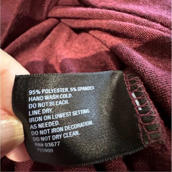 East 5th Embellished Merlot Long Sleeve
Knit Top - Picture 10 of 11